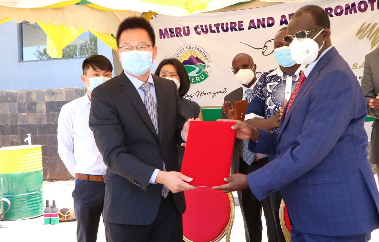 Meru Government, Africa- China Culture & Art Gallery MoU to Promote Meru Art Industry.